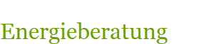 Energieberatung